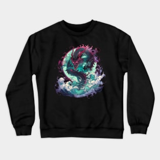 Emerald Sea Dragon Crewneck Sweatshirt